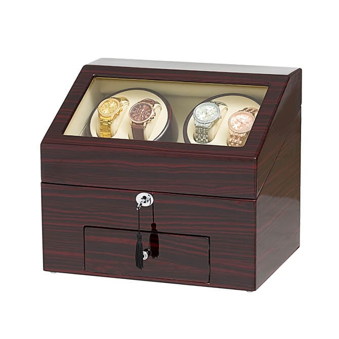 4 Watch Shaker with 9 Storages - Ebony