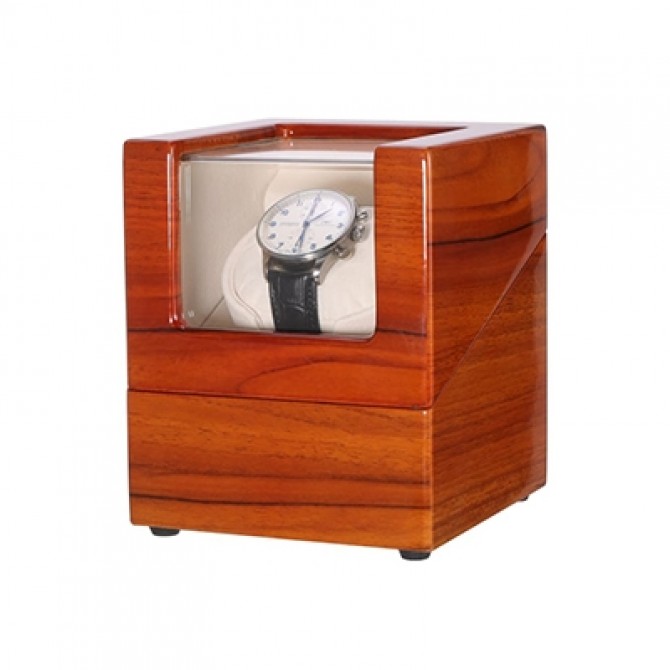 Discount Single Watch Winder - Apple Wood