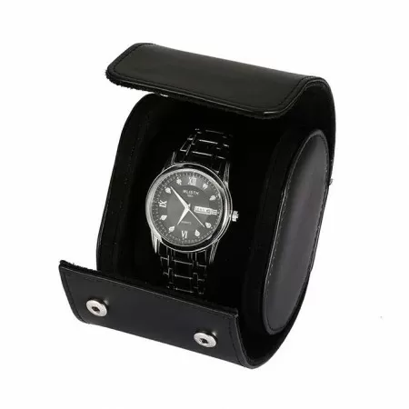 Jqueen Leather Single Watch Roll black