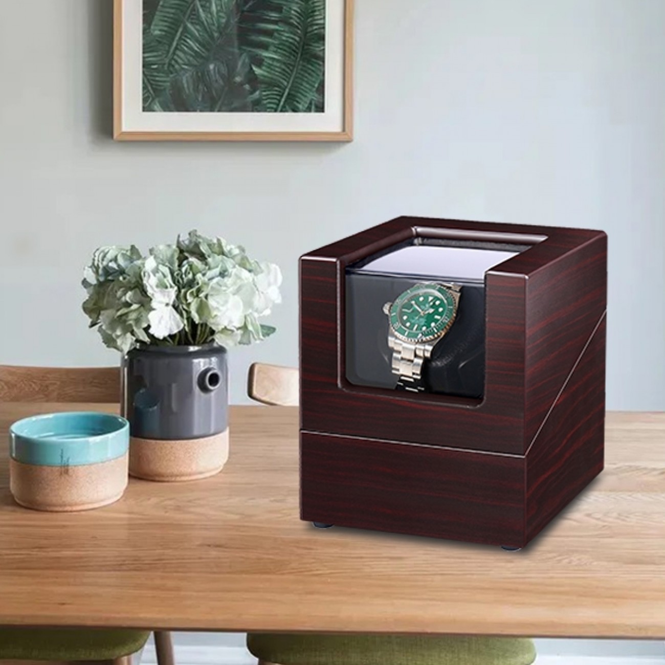 JQUEEN Watch Winder for Automatic Watches with Quiet Japanese Mabuchi