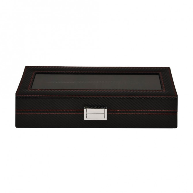 Watch Box, Leather Watch Organizer, 6 Slots Display Case