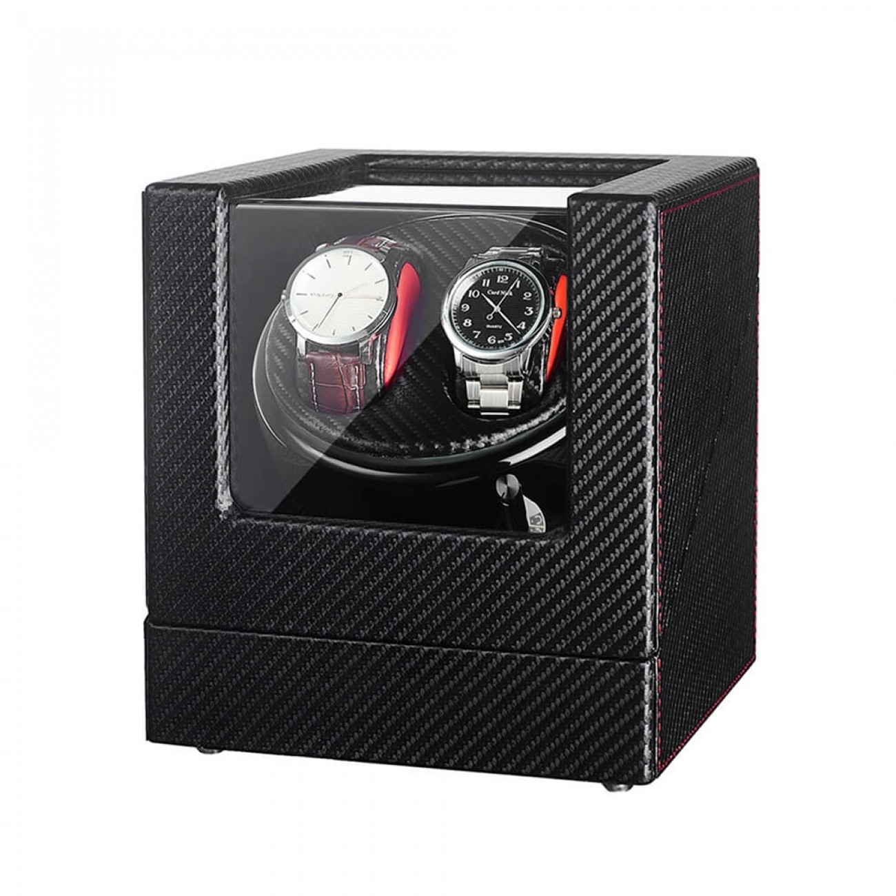 Double watch shop winder box