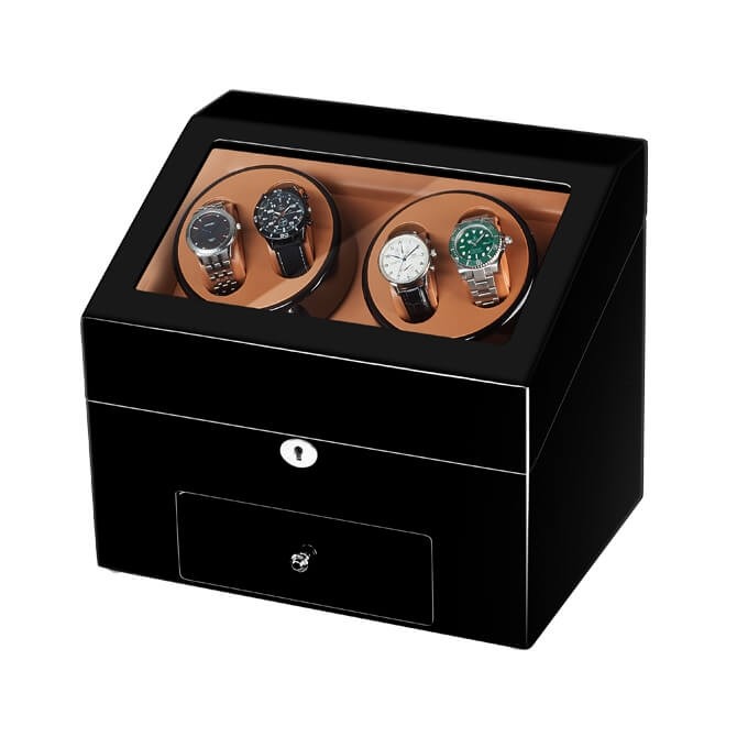 Sepano Watch Winders, 4 Watch Winder with 9 Watch Storages Place, Quiet Motor Flexible Watch Pillow