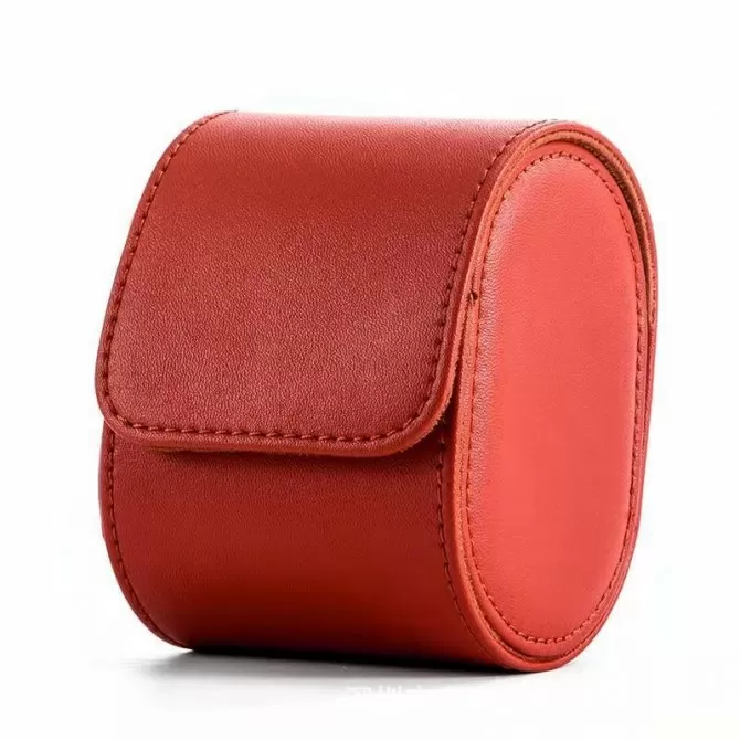 Jqueen Leather Single Watch Roll red