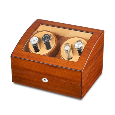 Jqueen Automatic Wood Watch Winder Display Box 4+9 Storages
