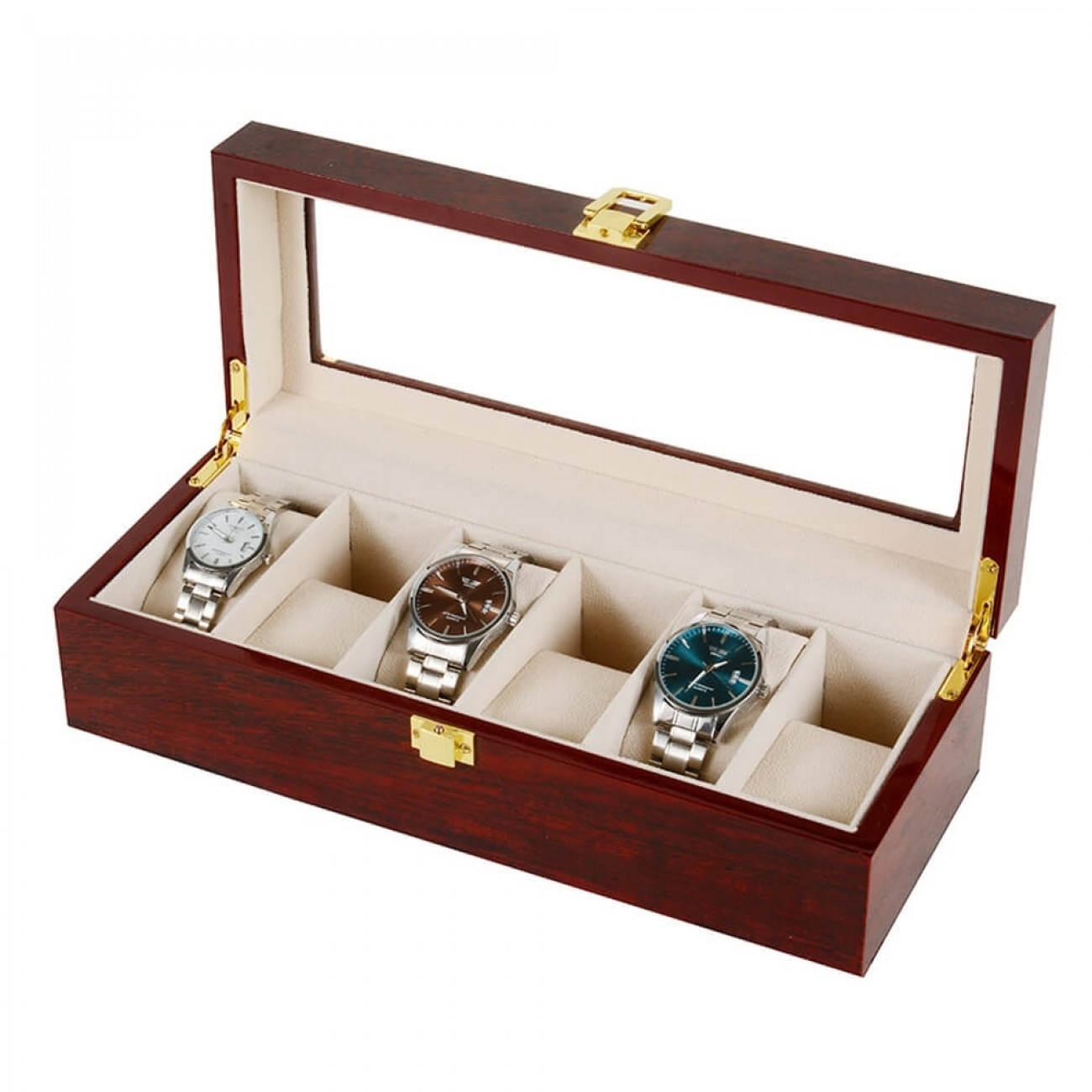 Luxury Walnut Watch Box Wooden Watch Case Large Watch -  Canada